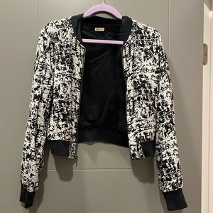 Cropped bomber jacket by Hollister